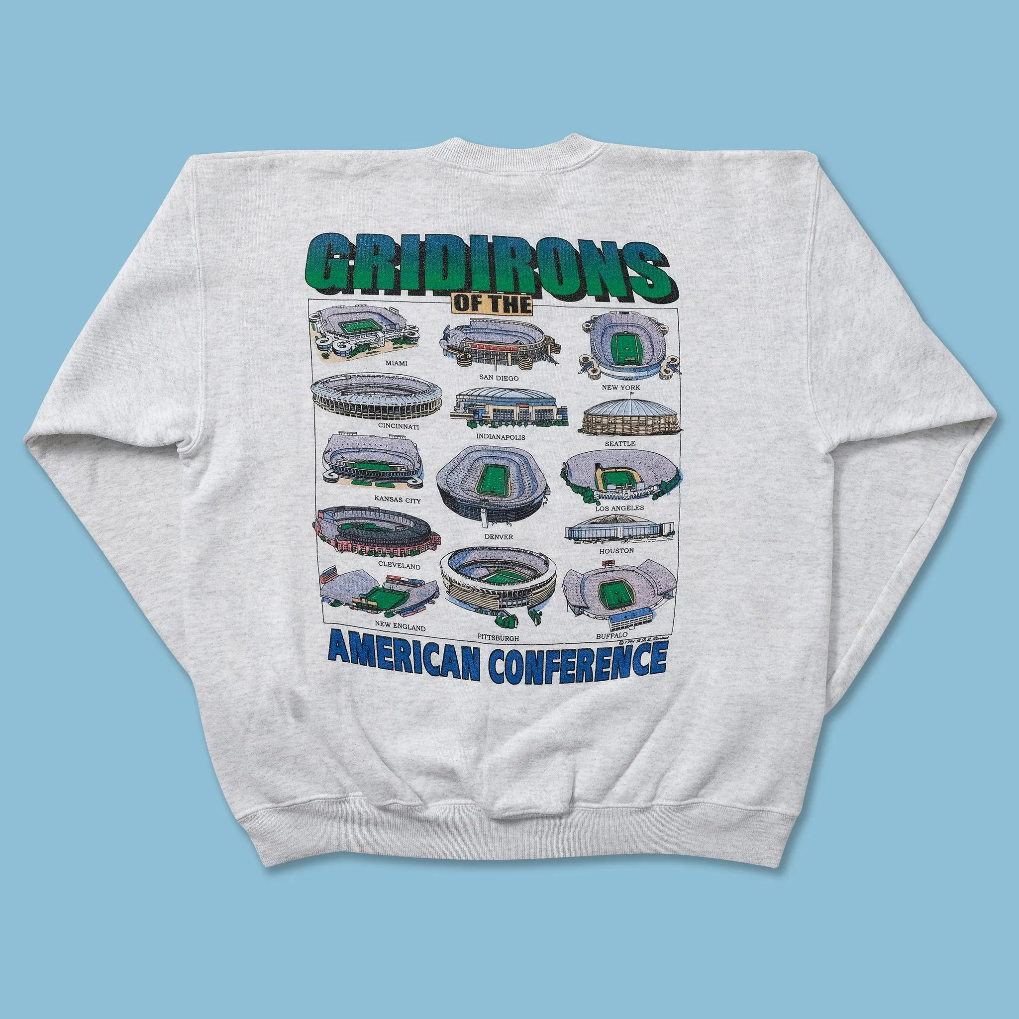 1994 Gridirons of the AFC Sweater Medium