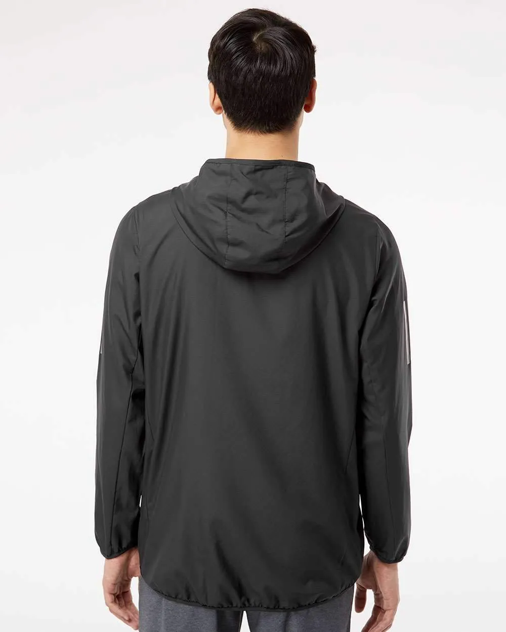 adidas - Men's Hooded Full-Zip Windbreaker