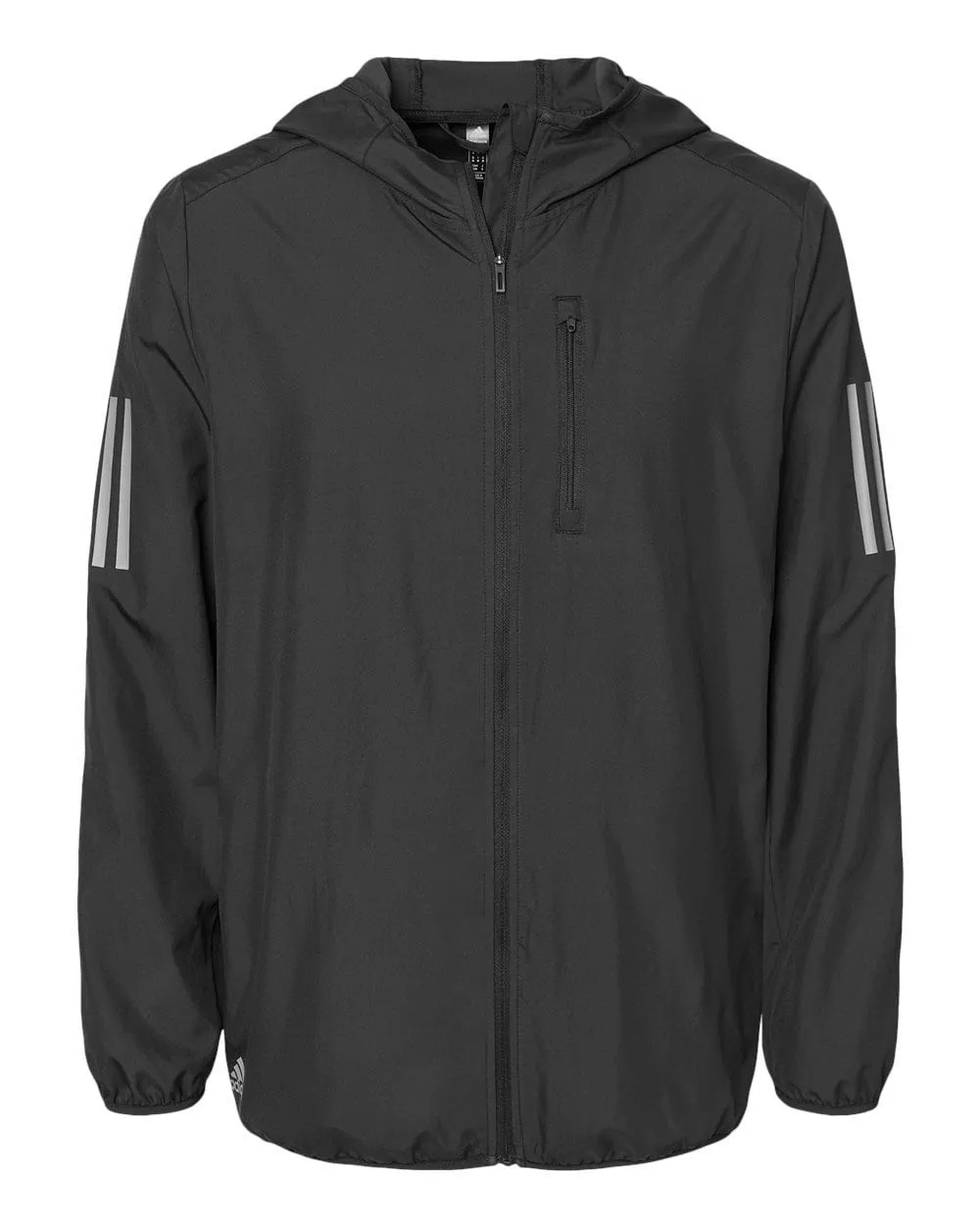 adidas - Men's Hooded Full-Zip Windbreaker