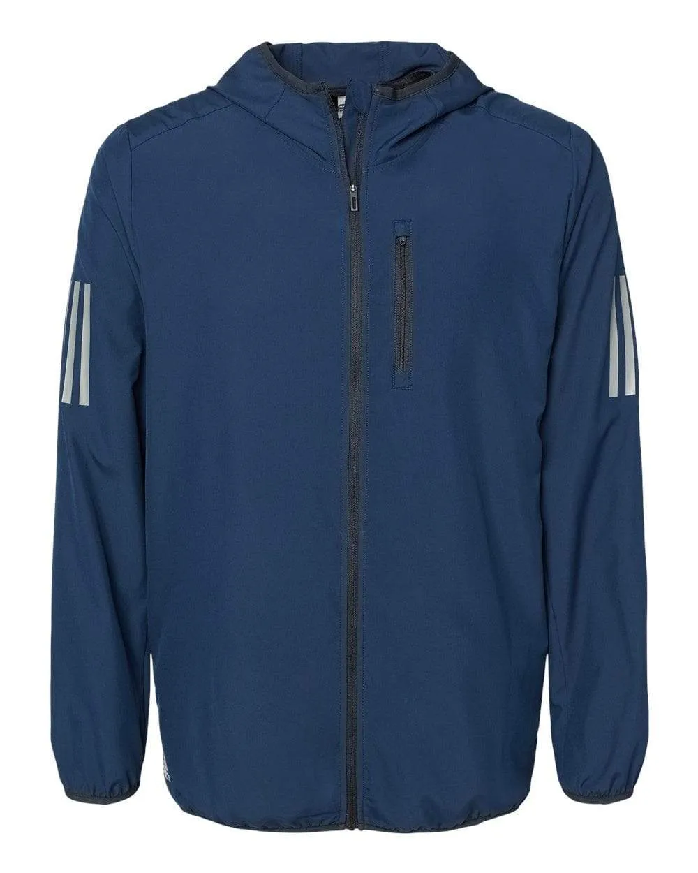 adidas - Men's Hooded Full-Zip Windbreaker