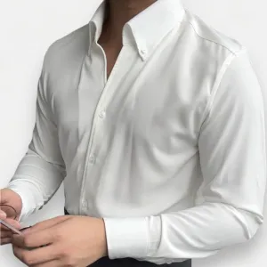 Antonios elegance solid long sleeve shirt