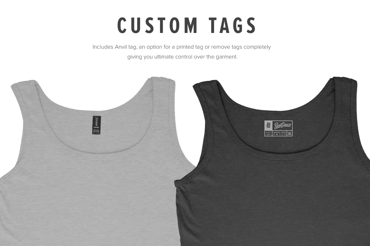 Anvil Knitwear 882L Women’s Lightweight Tank Mockups