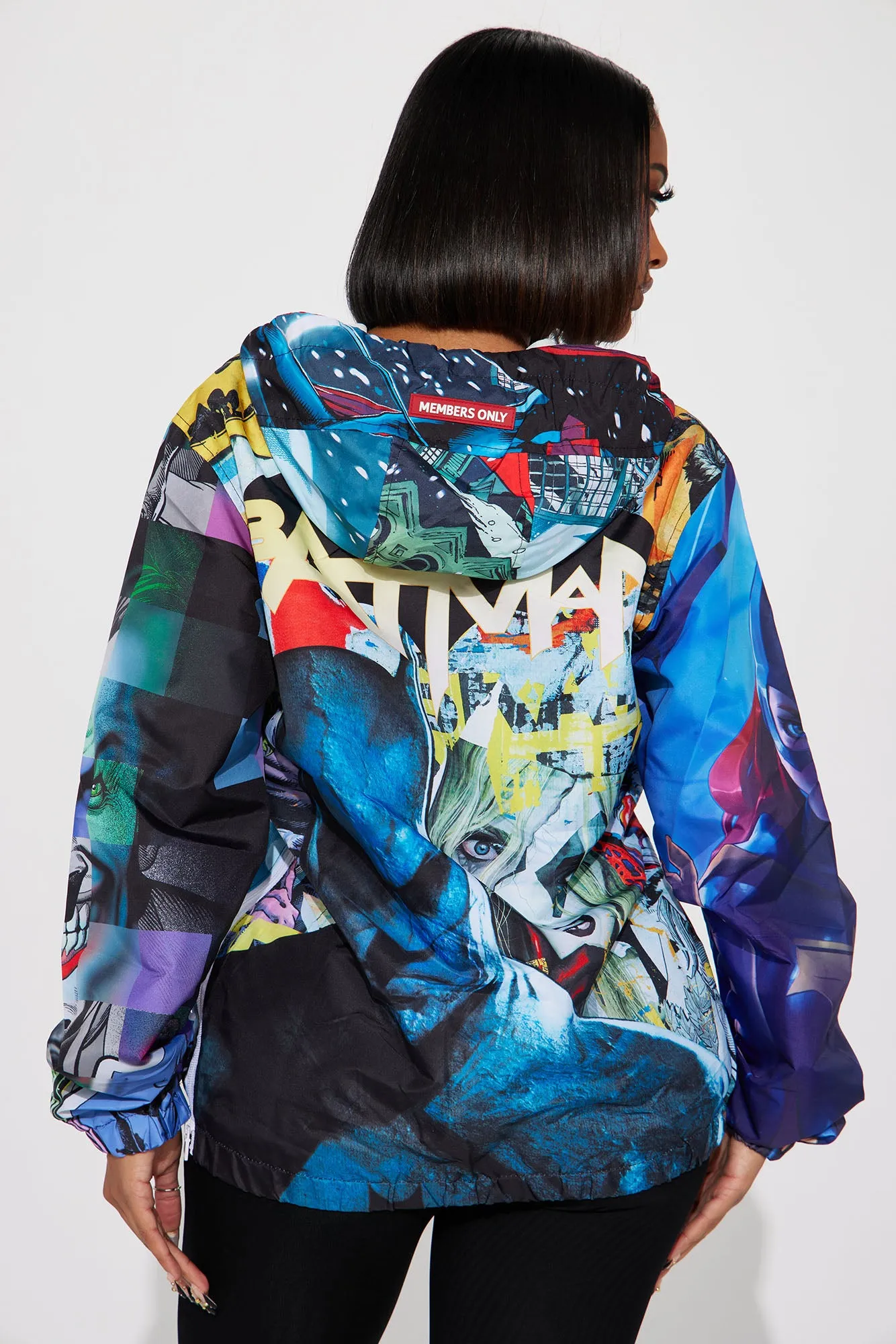 Batman Pullover Windbreaker - Black