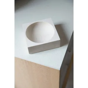 Bleached Maple Square Bowls