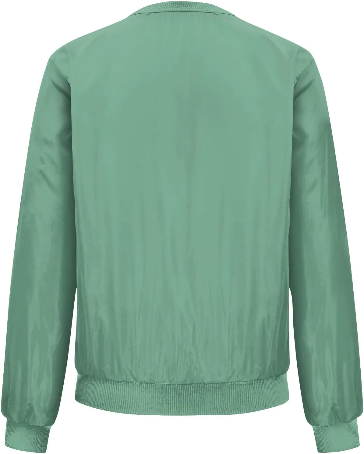 COTECRAM Bomber Jacket Women 2024 Causal Floral Zip Up Coats Long Sleeve Stand Collar Fall Jackets Lightweight Outerwear Tops