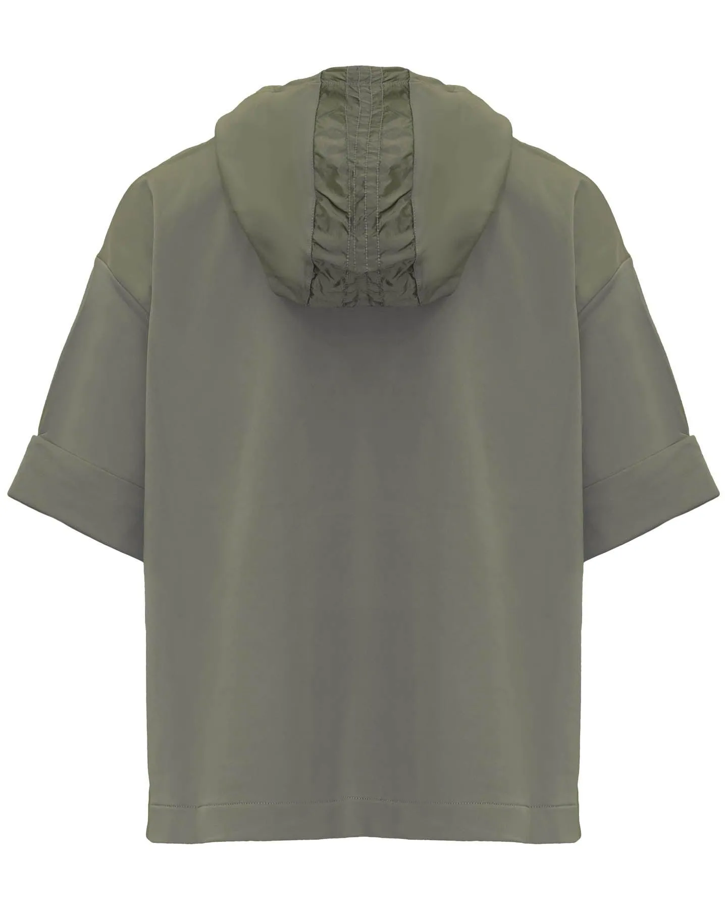 Cropped Hooded Sweatshirt