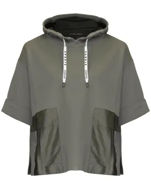 Cropped Hooded Sweatshirt