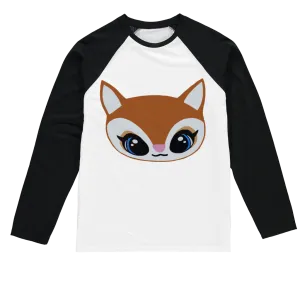 Deer Head Sublimation Baseball Long Sleeve T-Shirt