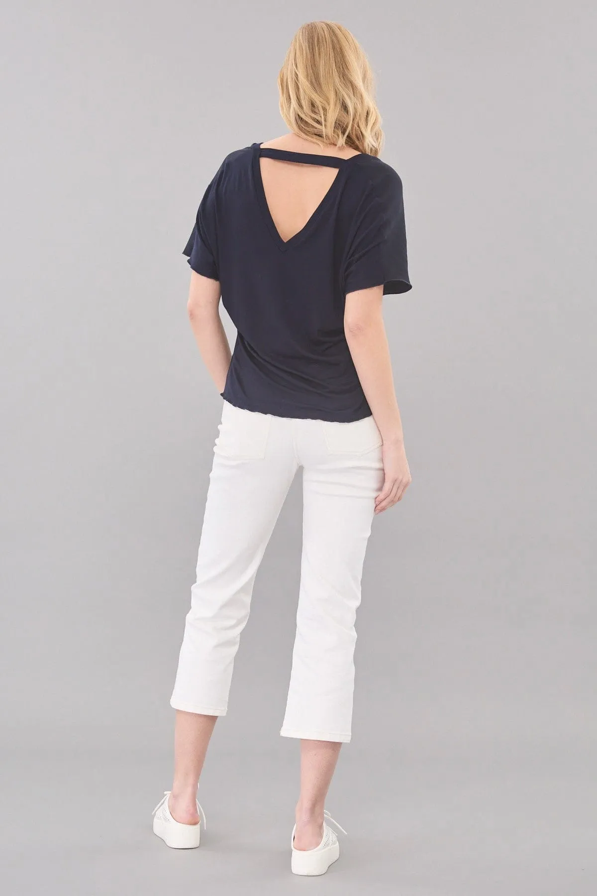 Double V-Neck Hybrid Shirt