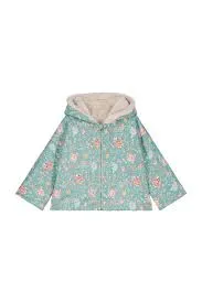 Felvet Reversible Coat - Blue Rosa Damascena