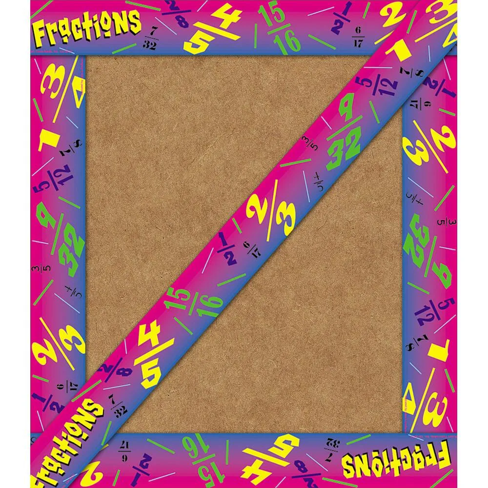 Fractions Straight Borders