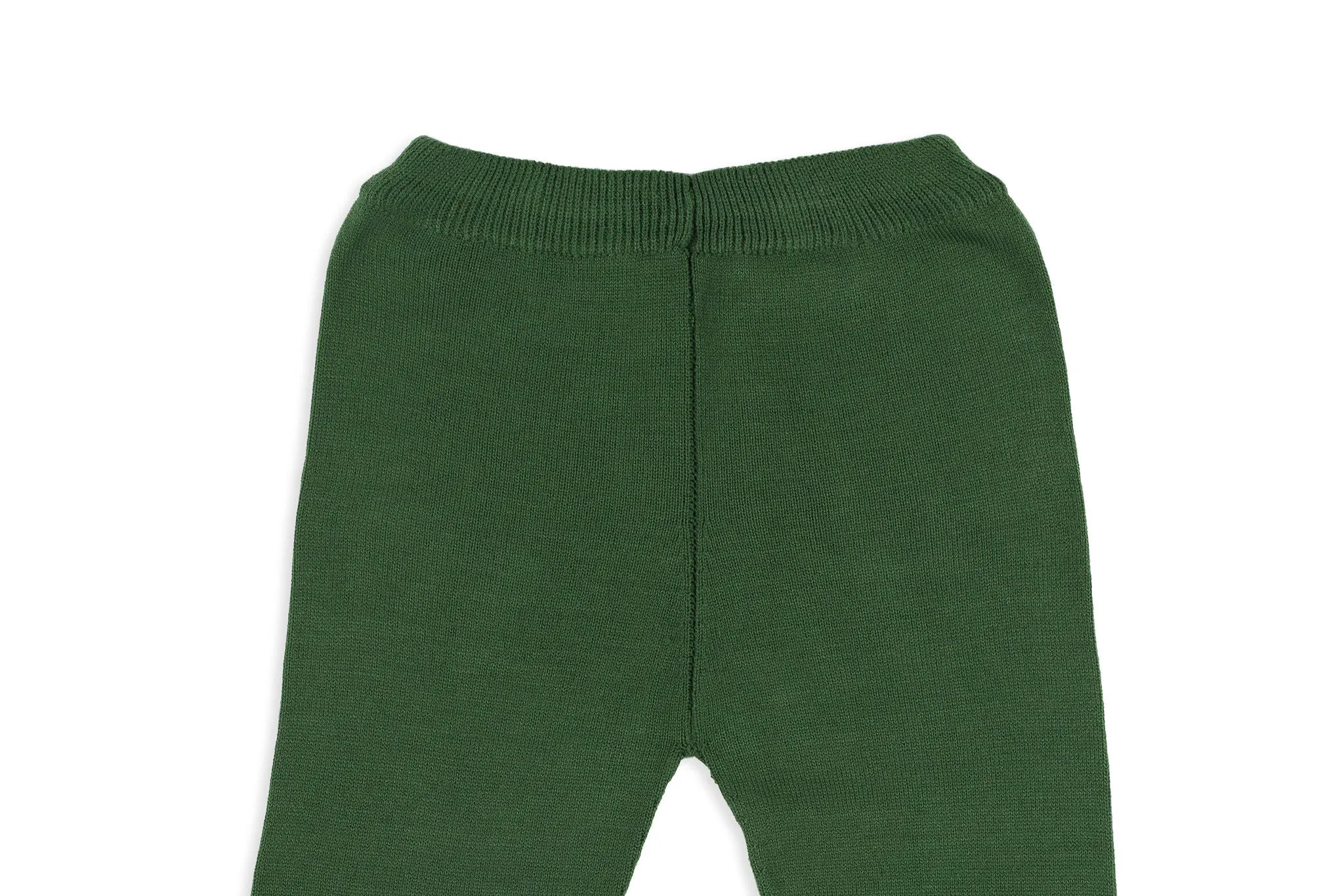 Green Striped Two-Piece Knit Set