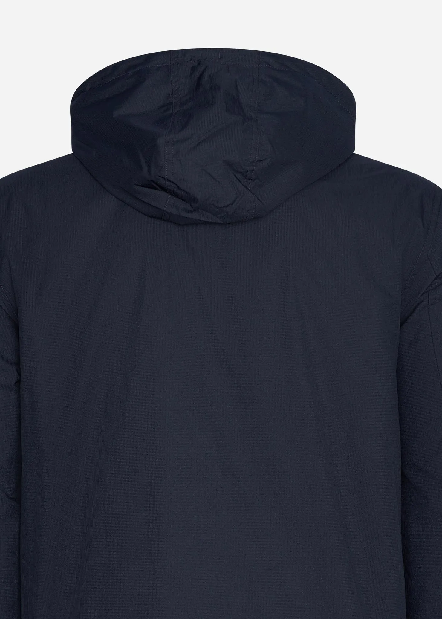 Half zip hooded cagoule - navy