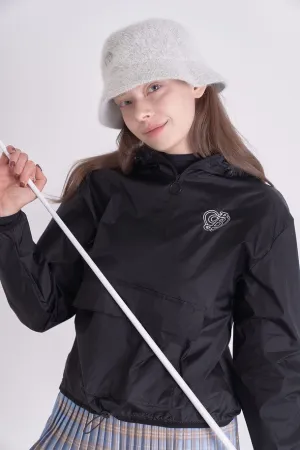 HEART LOGO ANORAK HOODED WINDBREAKER