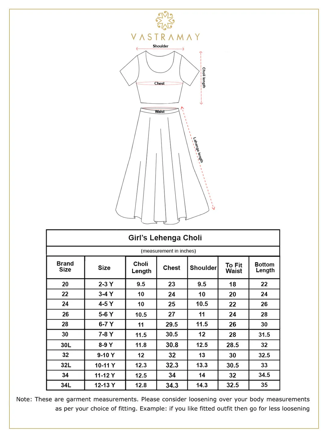 Jashvi Girl's Pink Top And Long Skirt Lehenga Set With Bag And Necklace