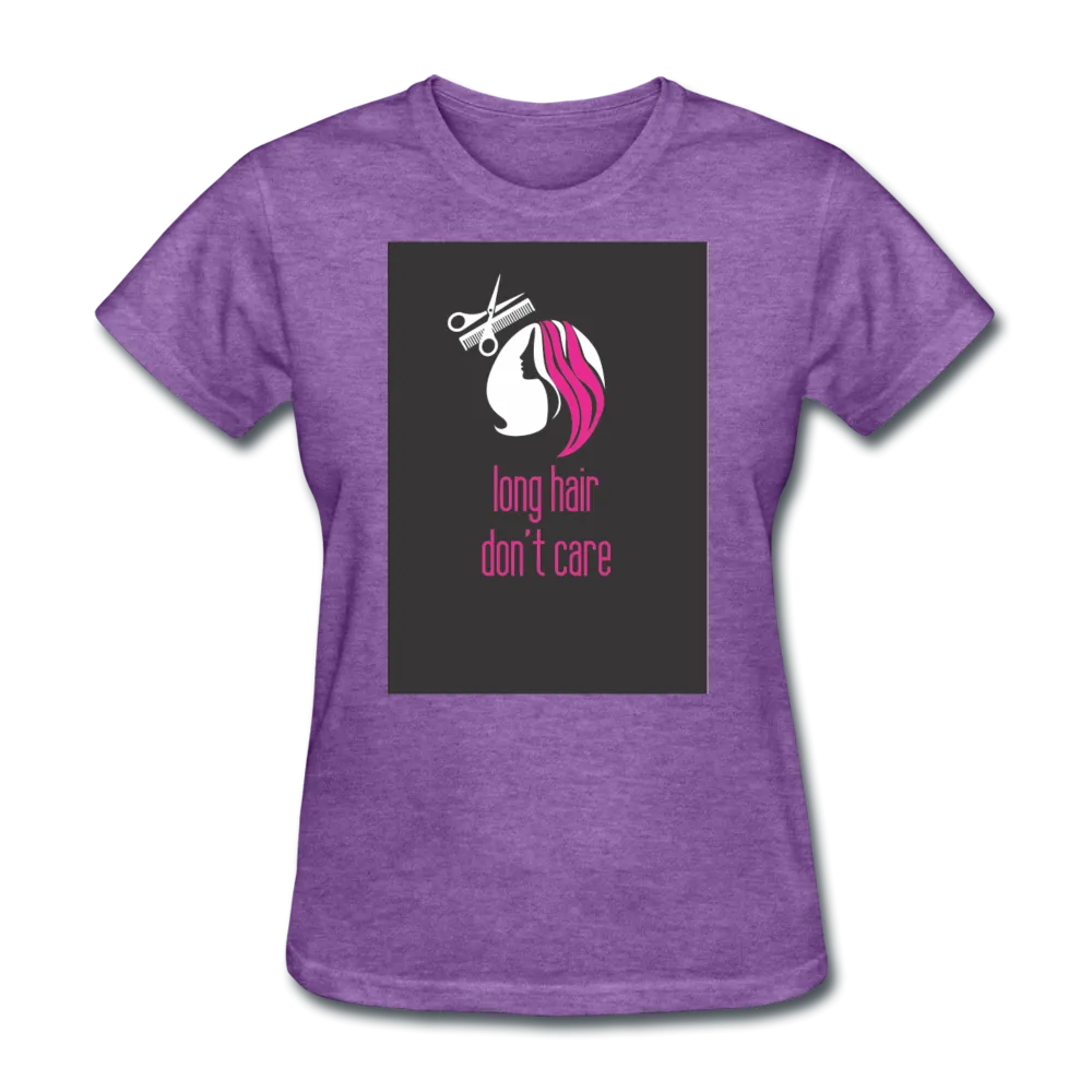 Long Hair Don't Care Women's T-Shirt