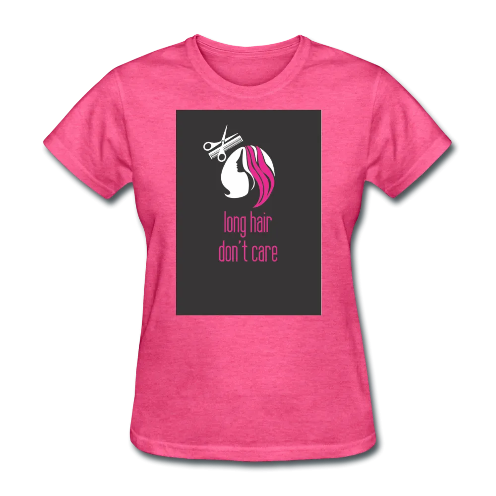 Long Hair Don't Care Women's T-Shirt