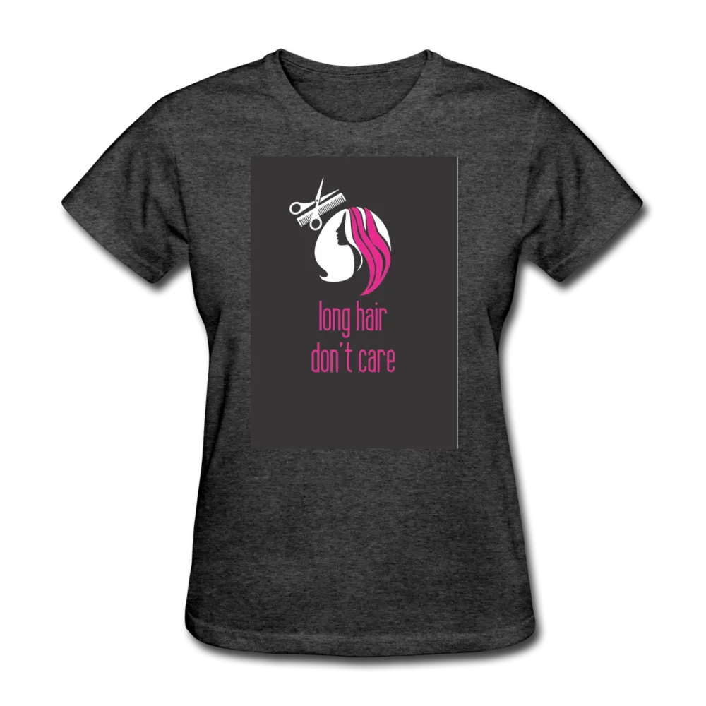 Long Hair Don't Care Women's T-Shirt