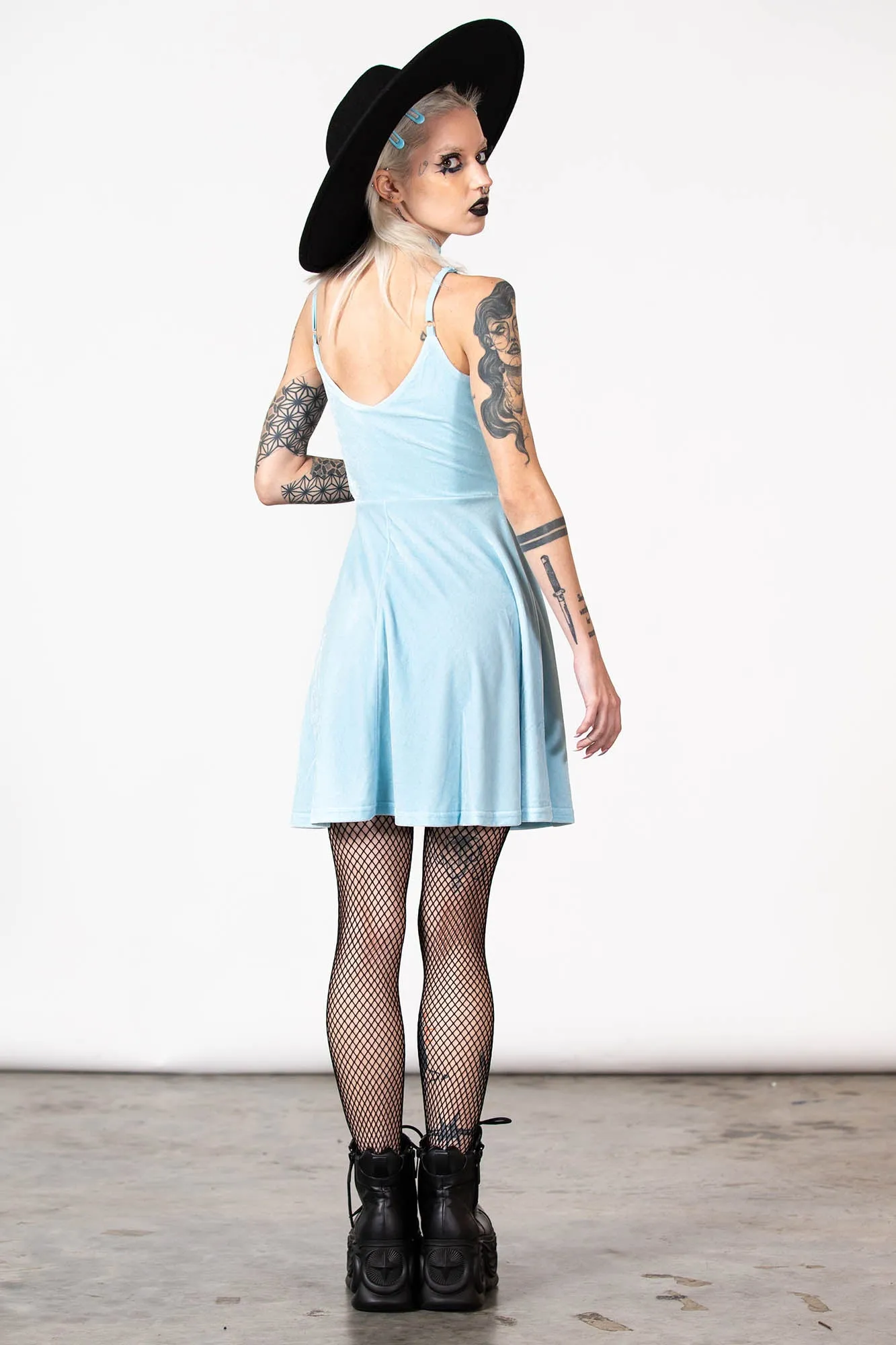Magica Skater Dress [PASTEL BLUE]