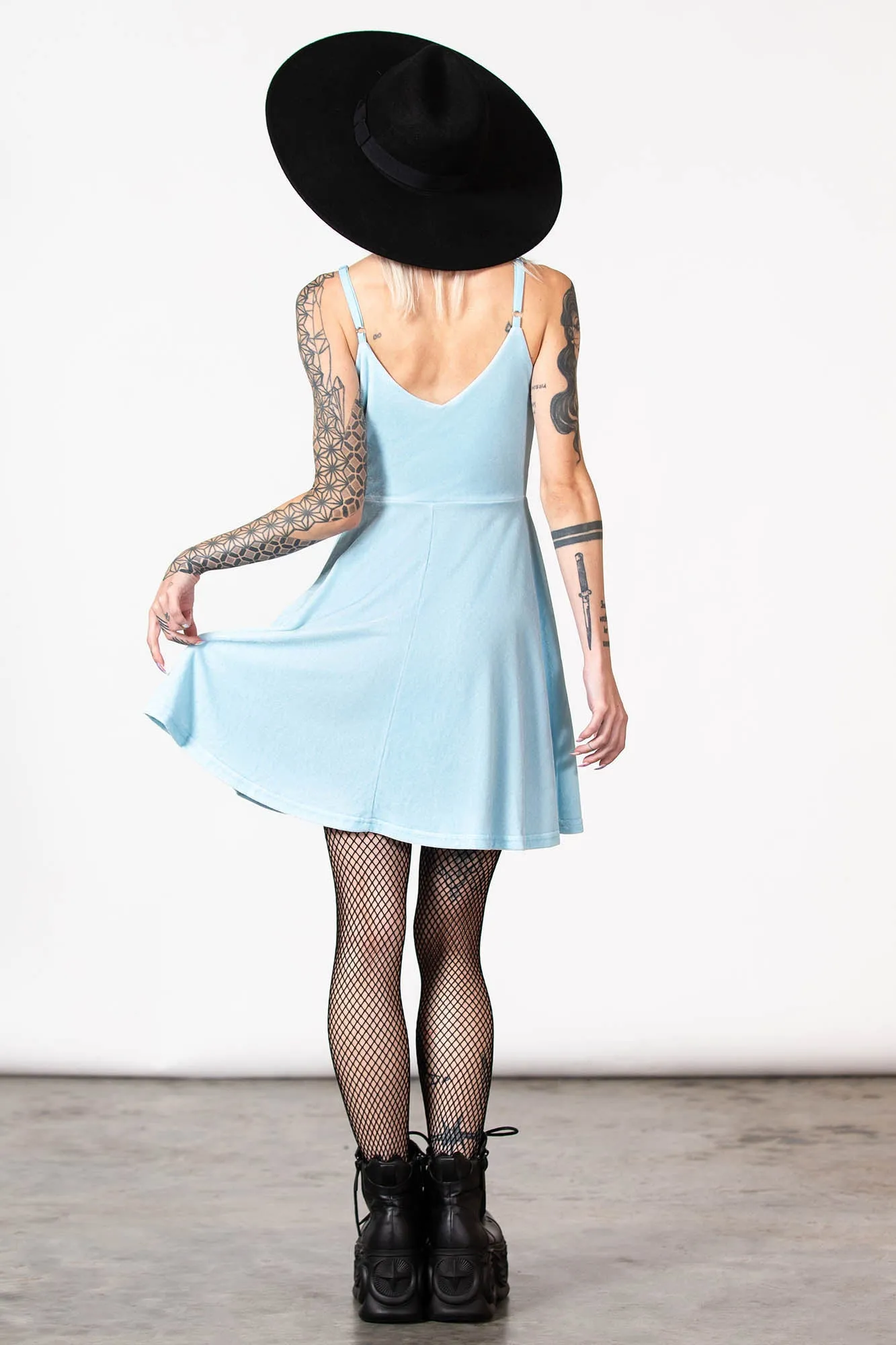 Magica Skater Dress [PASTEL BLUE]