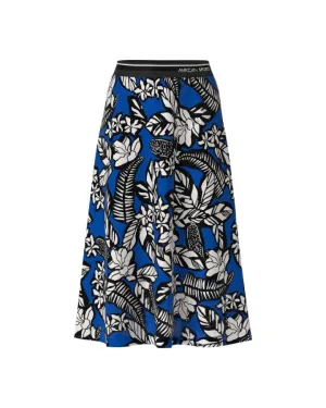 Marc Cain All Over Floral Pattern Flared Skirt