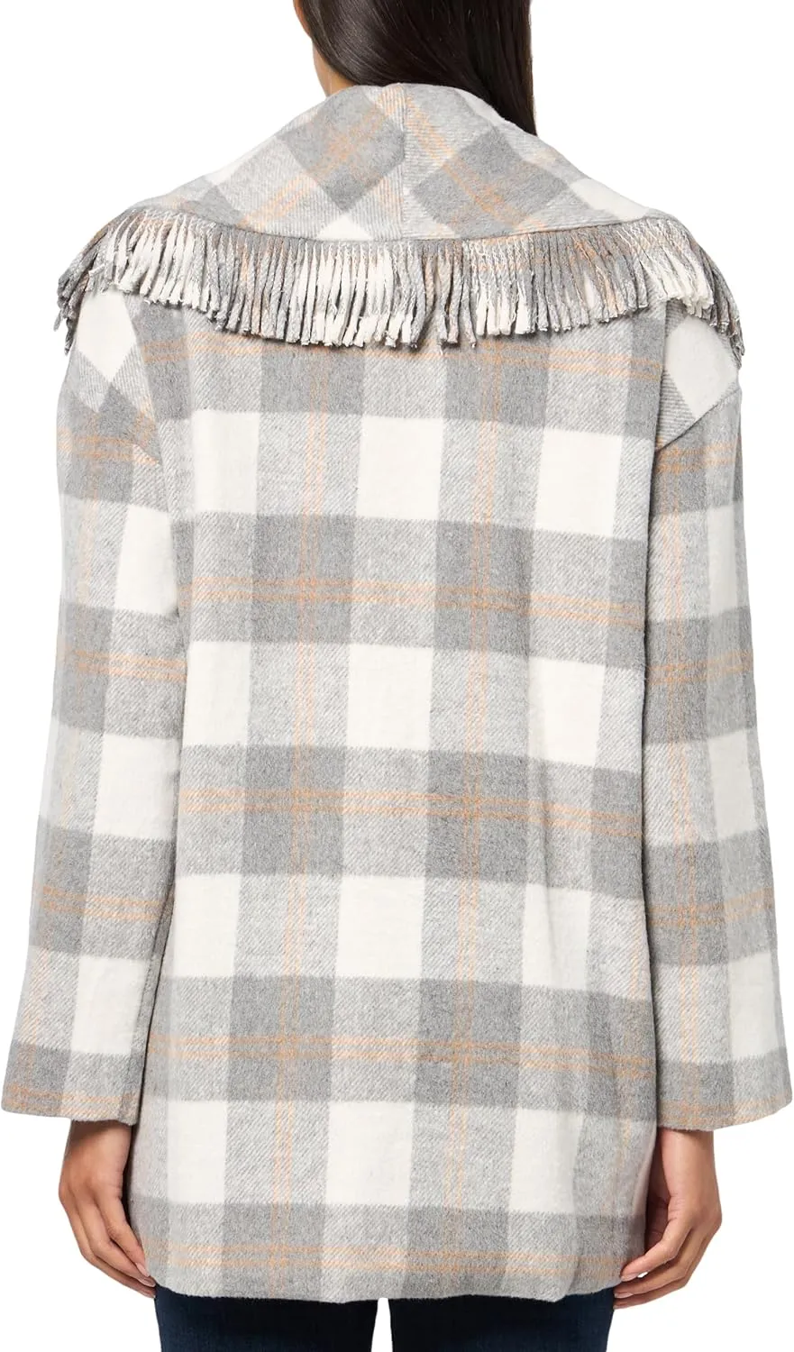 Mud Pie Women Hartford Fringe Coat