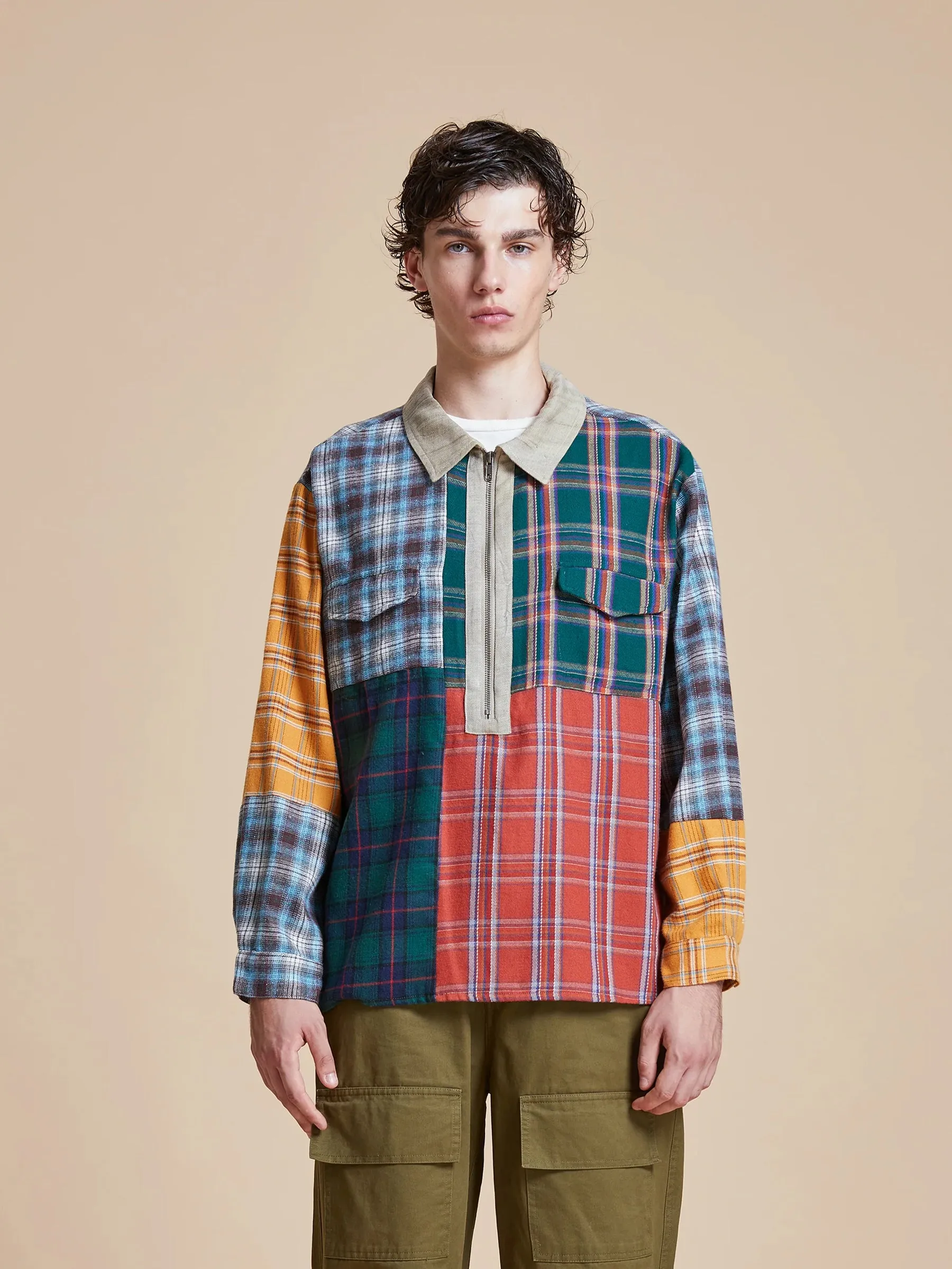 Multi Plaid Tartan Shirt
