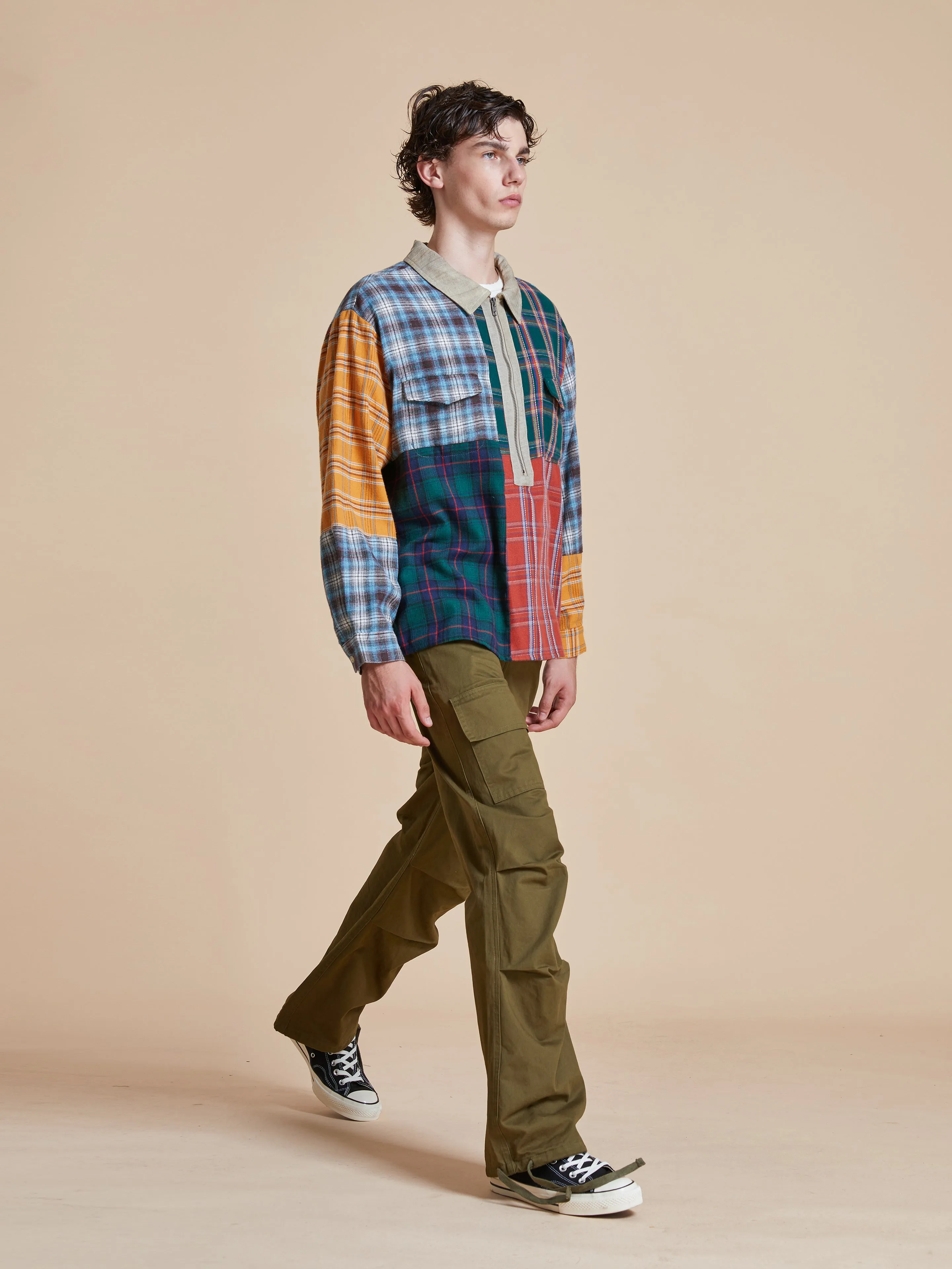 Multi Plaid Tartan Shirt