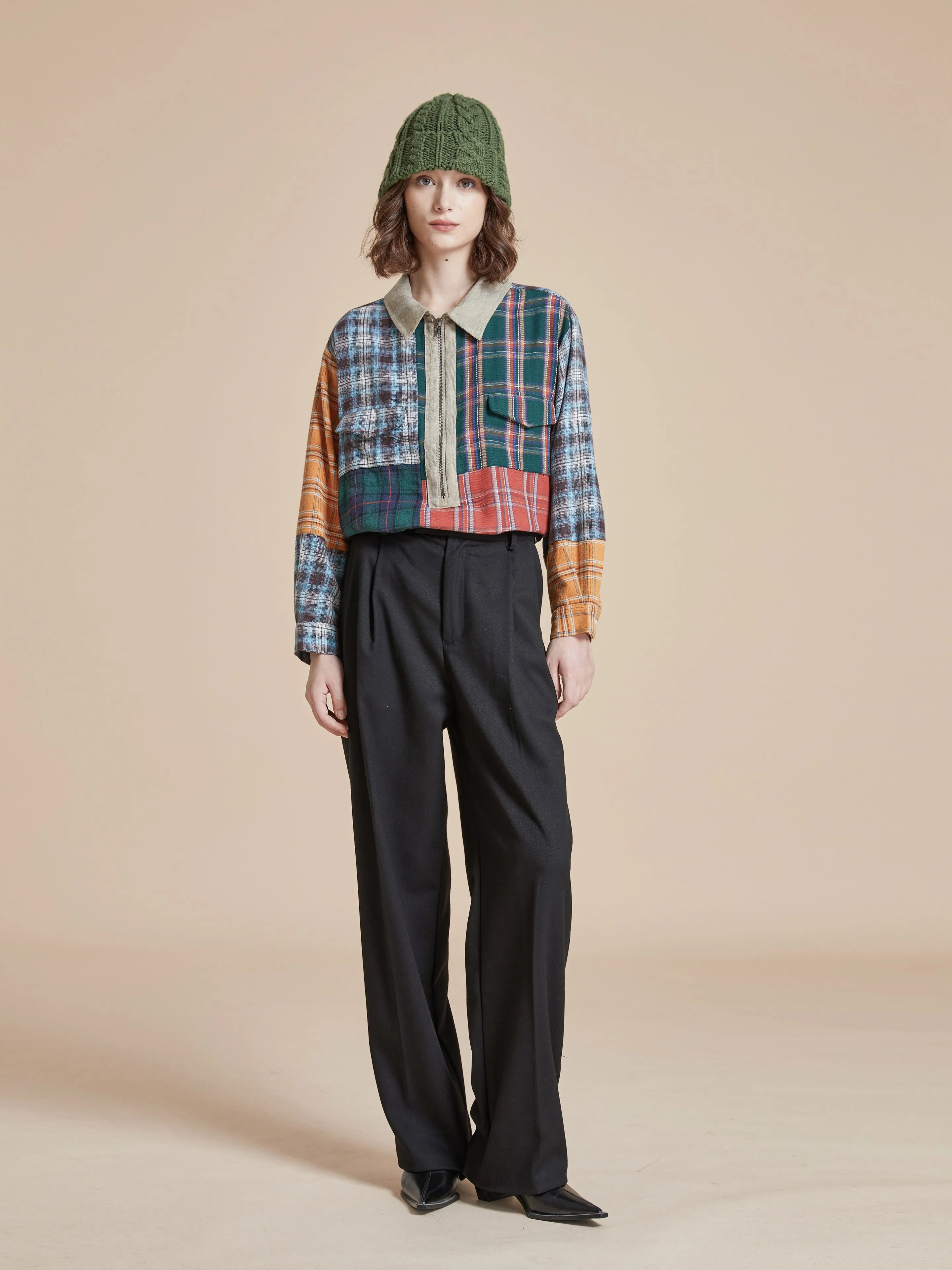 Multi Plaid Tartan Shirt