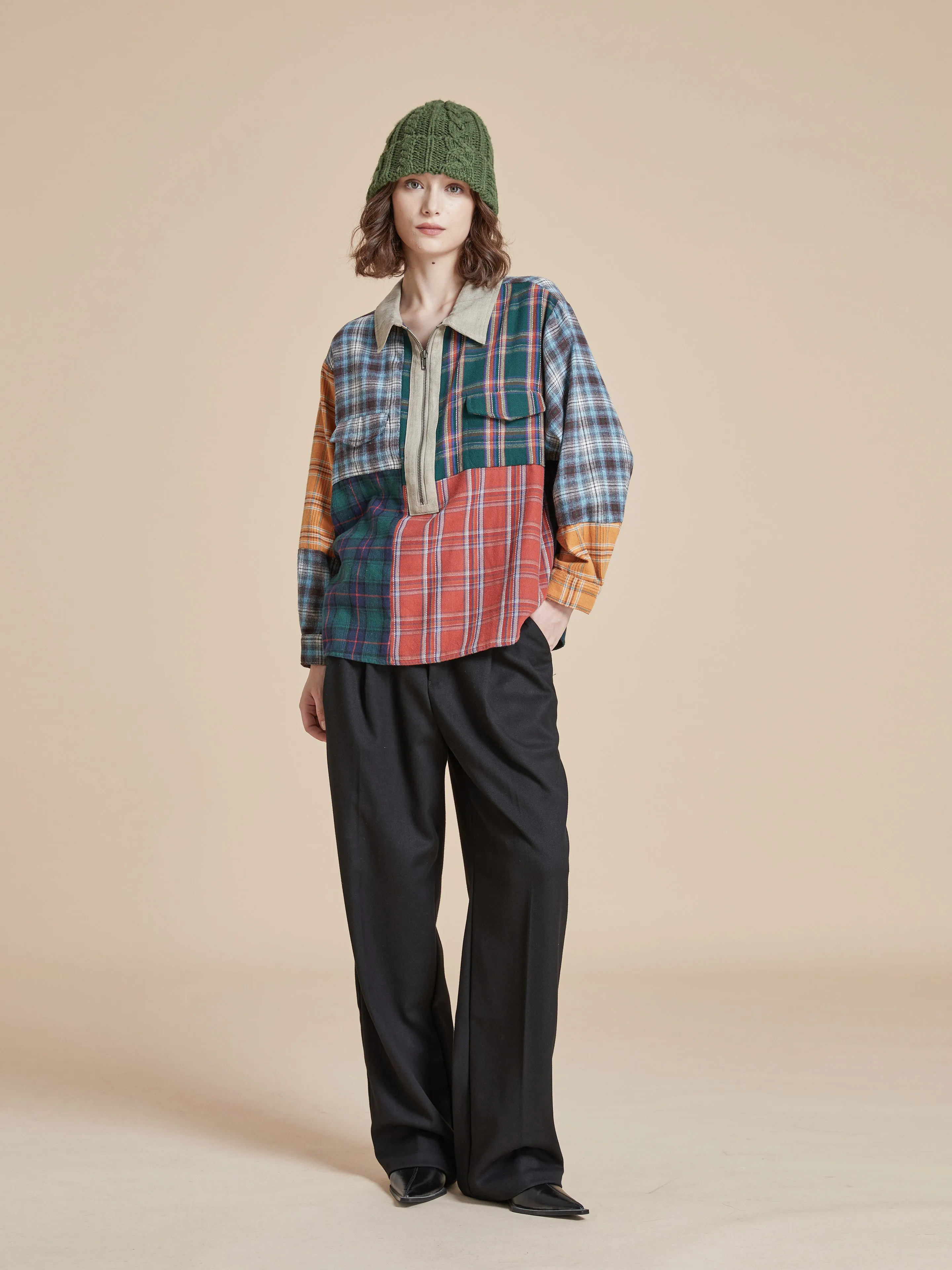Multi Plaid Tartan Shirt
