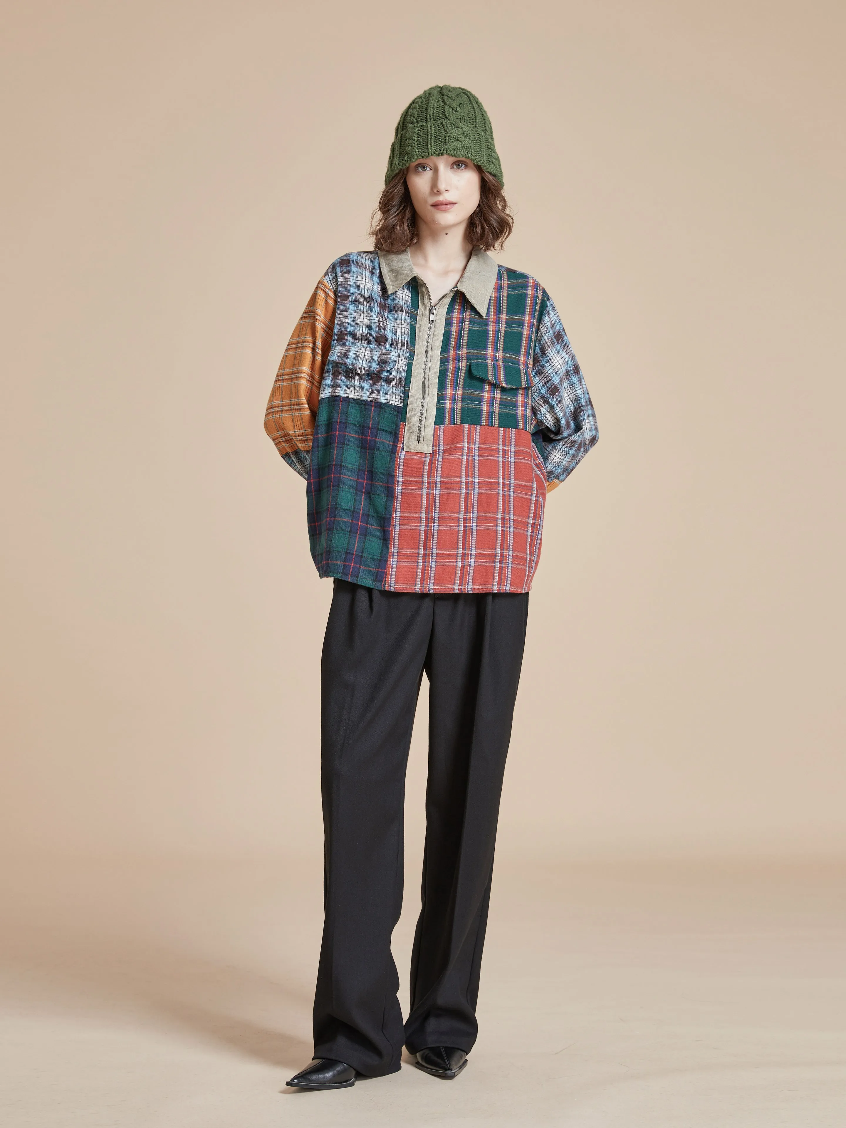 Multi Plaid Tartan Shirt