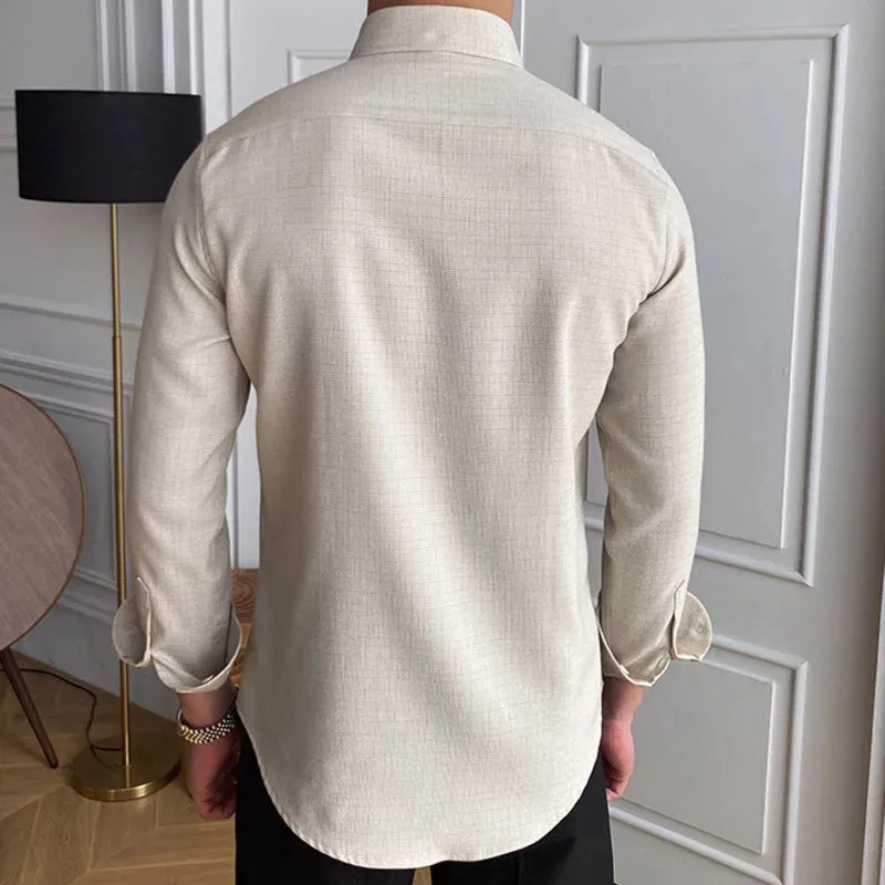 Office casual long-sleeve shirt