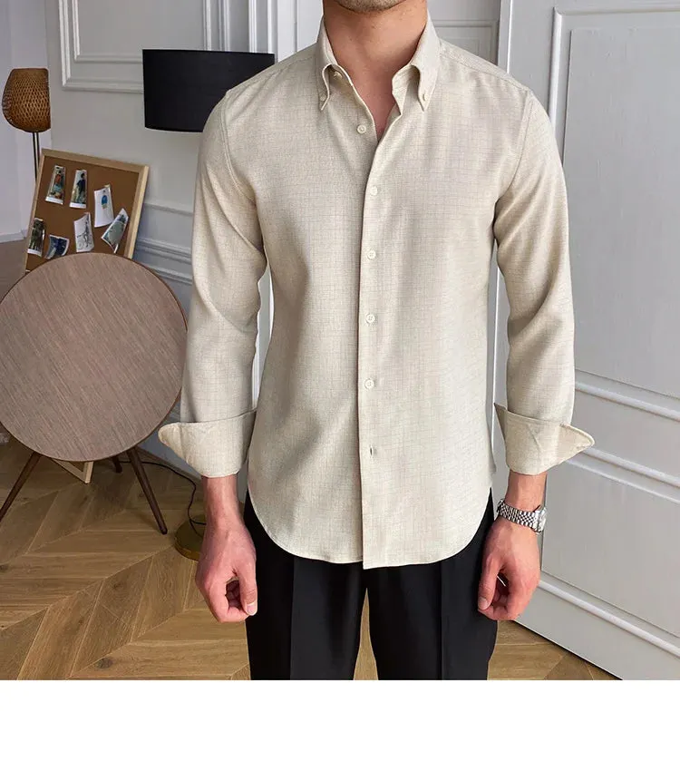 Office casual long-sleeve shirt