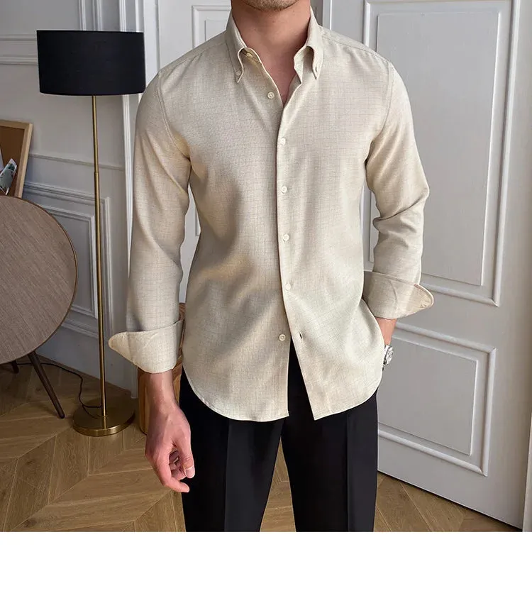 Office casual long-sleeve shirt