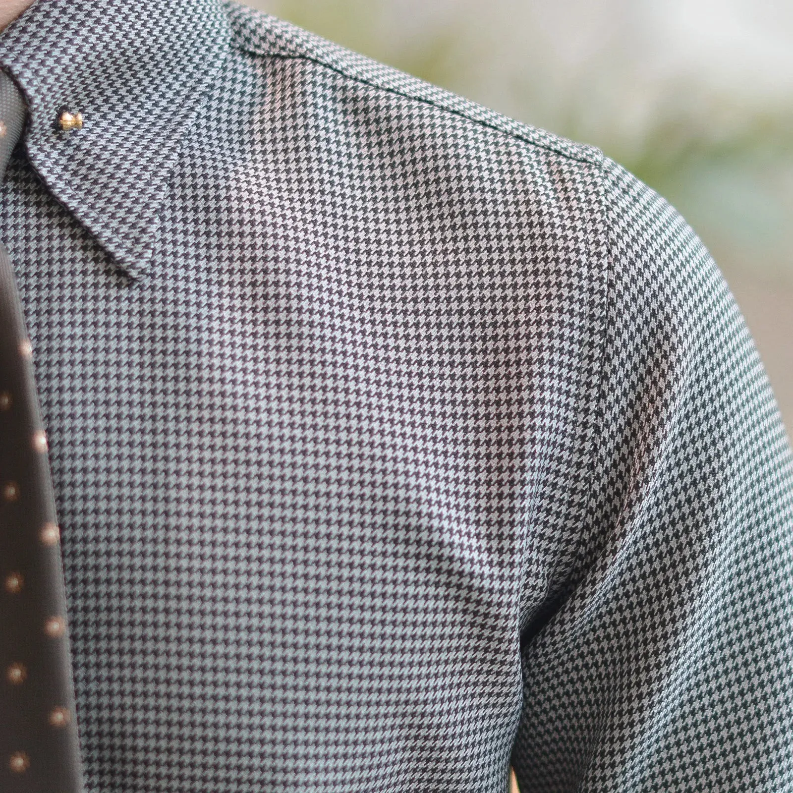 Office tuxedo long-sleeve shirt