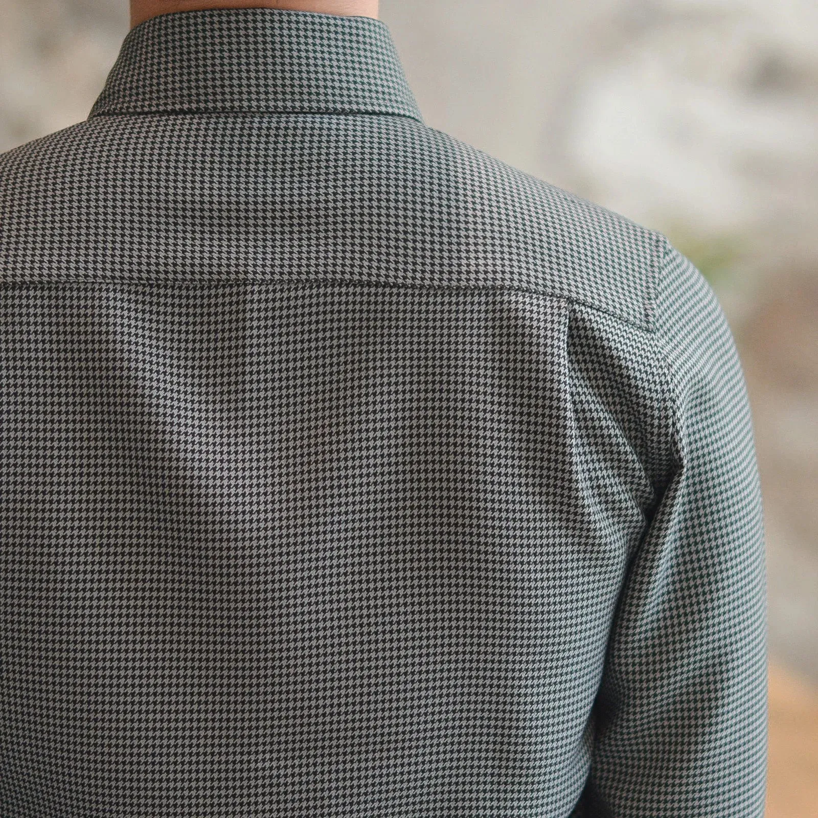 Office tuxedo long-sleeve shirt