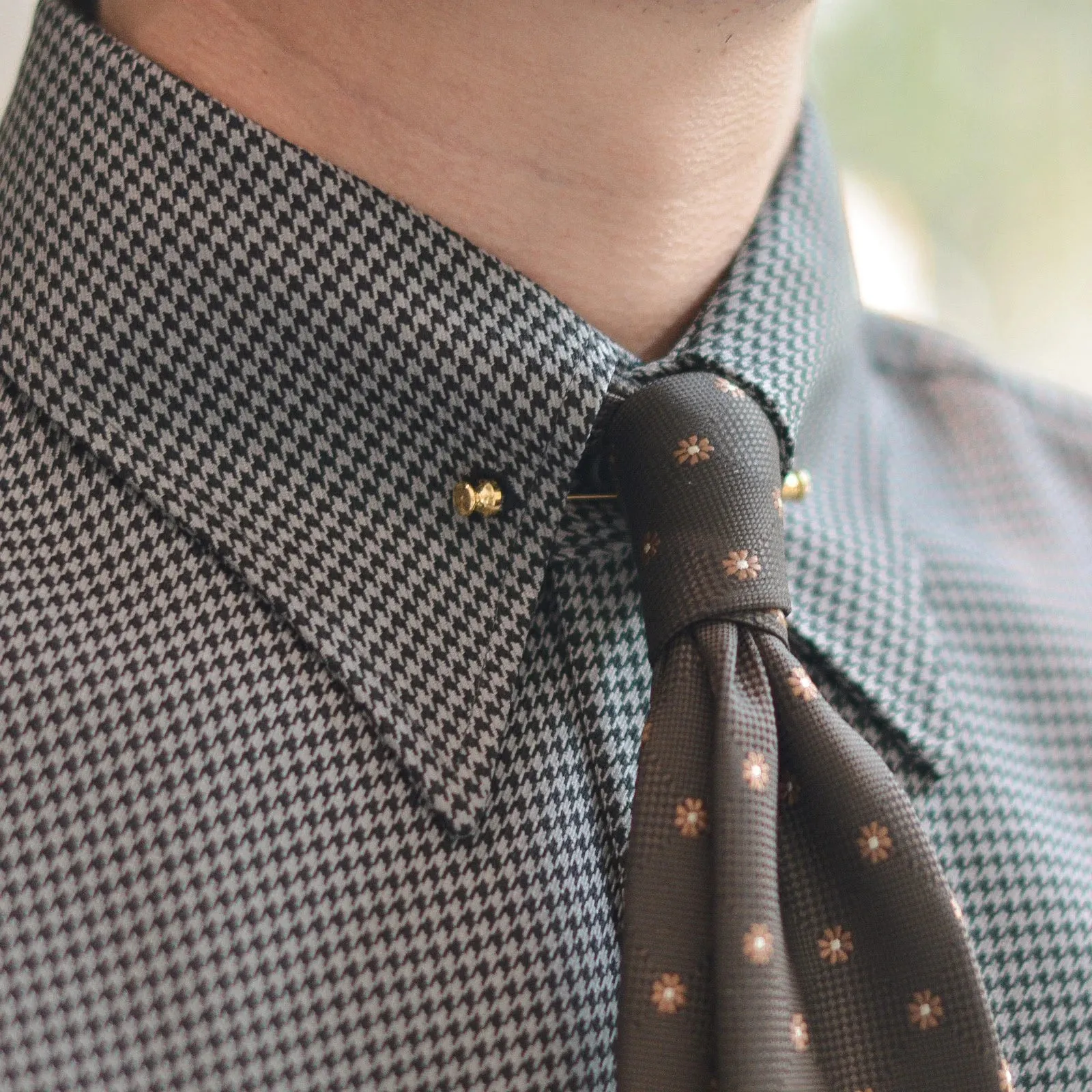 Office tuxedo long-sleeve shirt