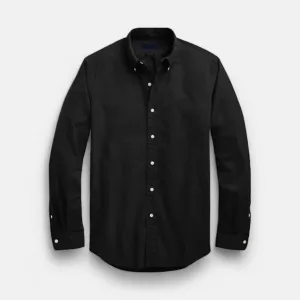 Oxford business casual long sleeve cotton shirt