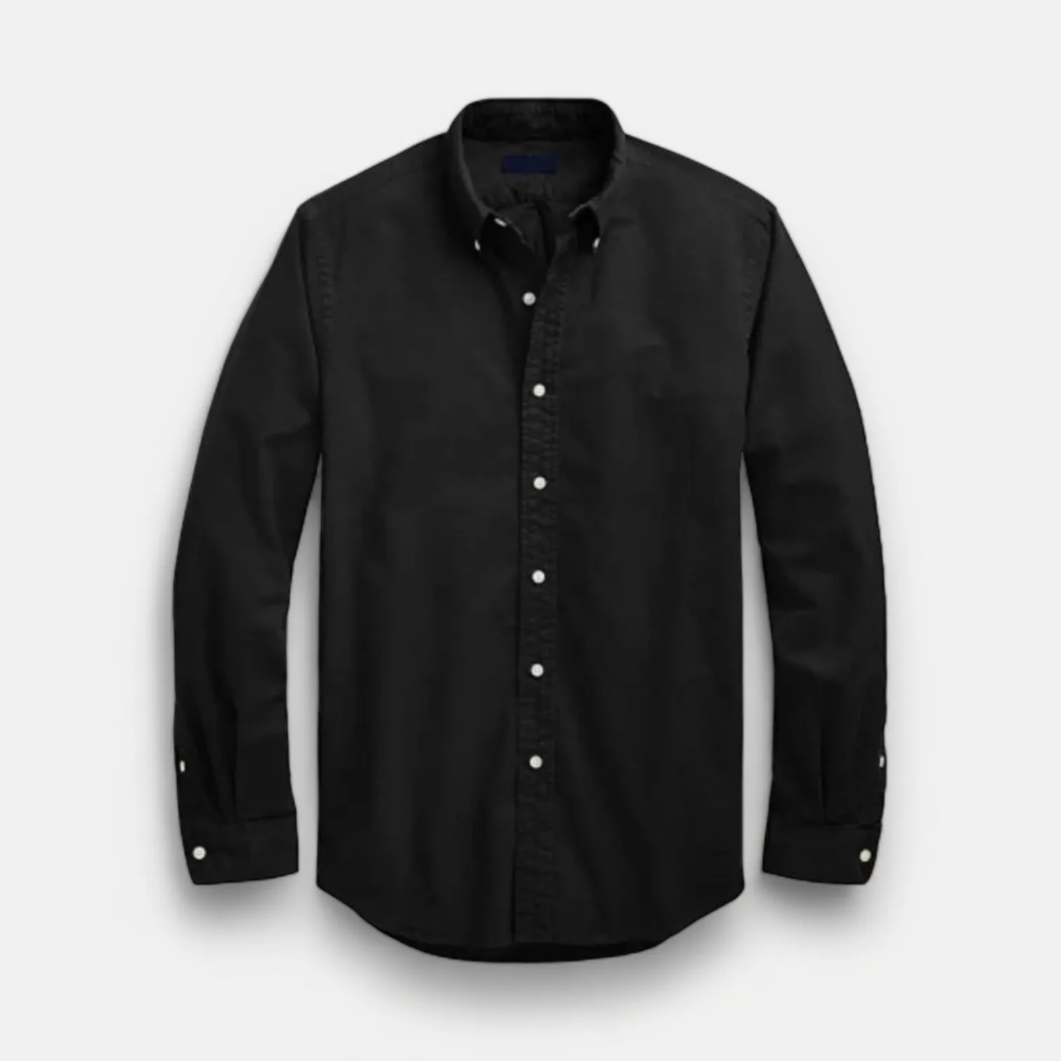 Oxford business casual long sleeve cotton shirt