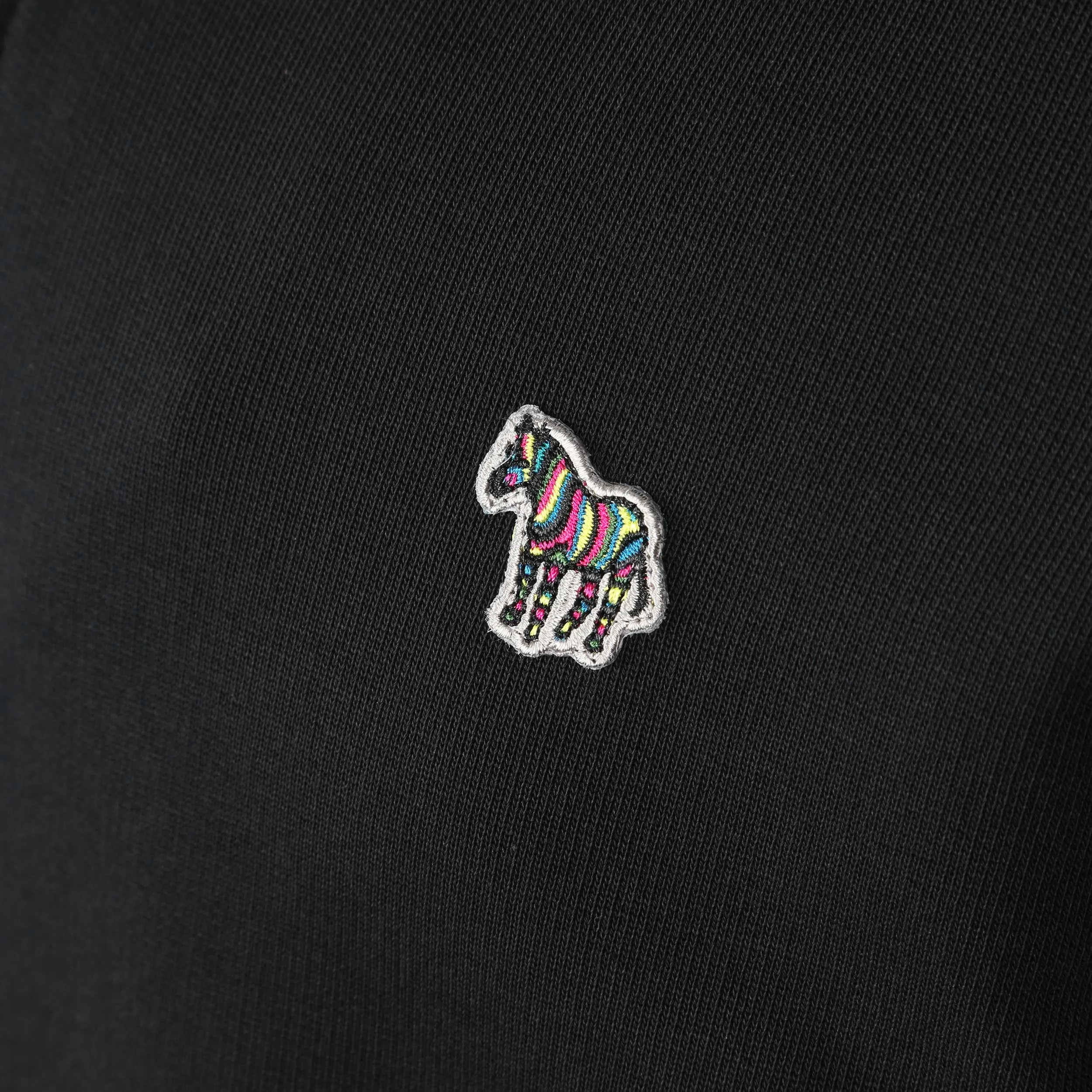 Paul Smith Reg Fit Half Zip Sweat Top in Black
