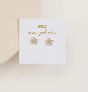 Pave Stud Flower