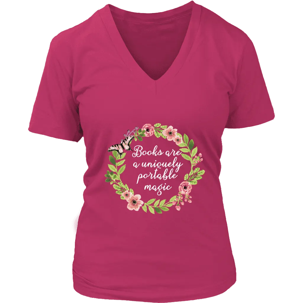 "Portable magic" V-neck Tshirt