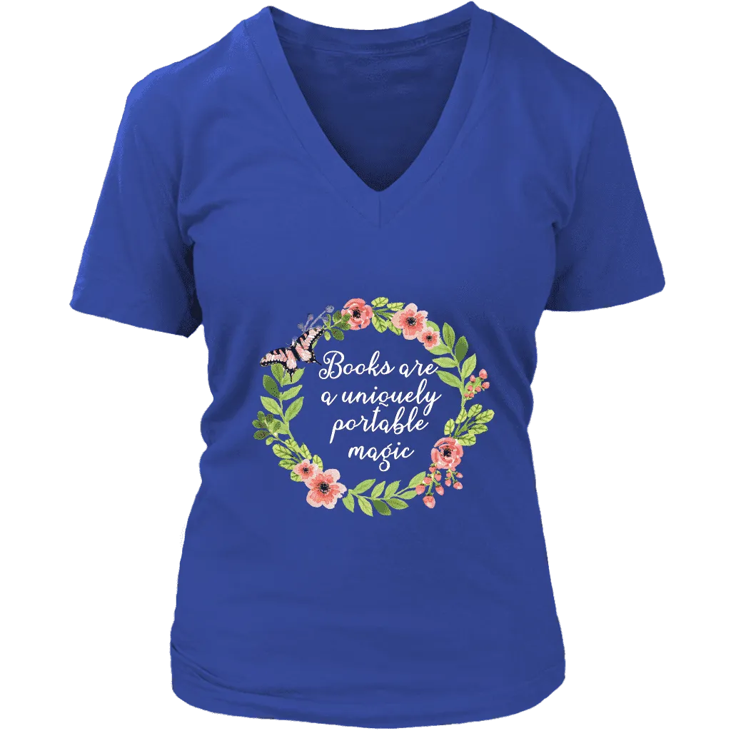 "Portable magic" V-neck Tshirt