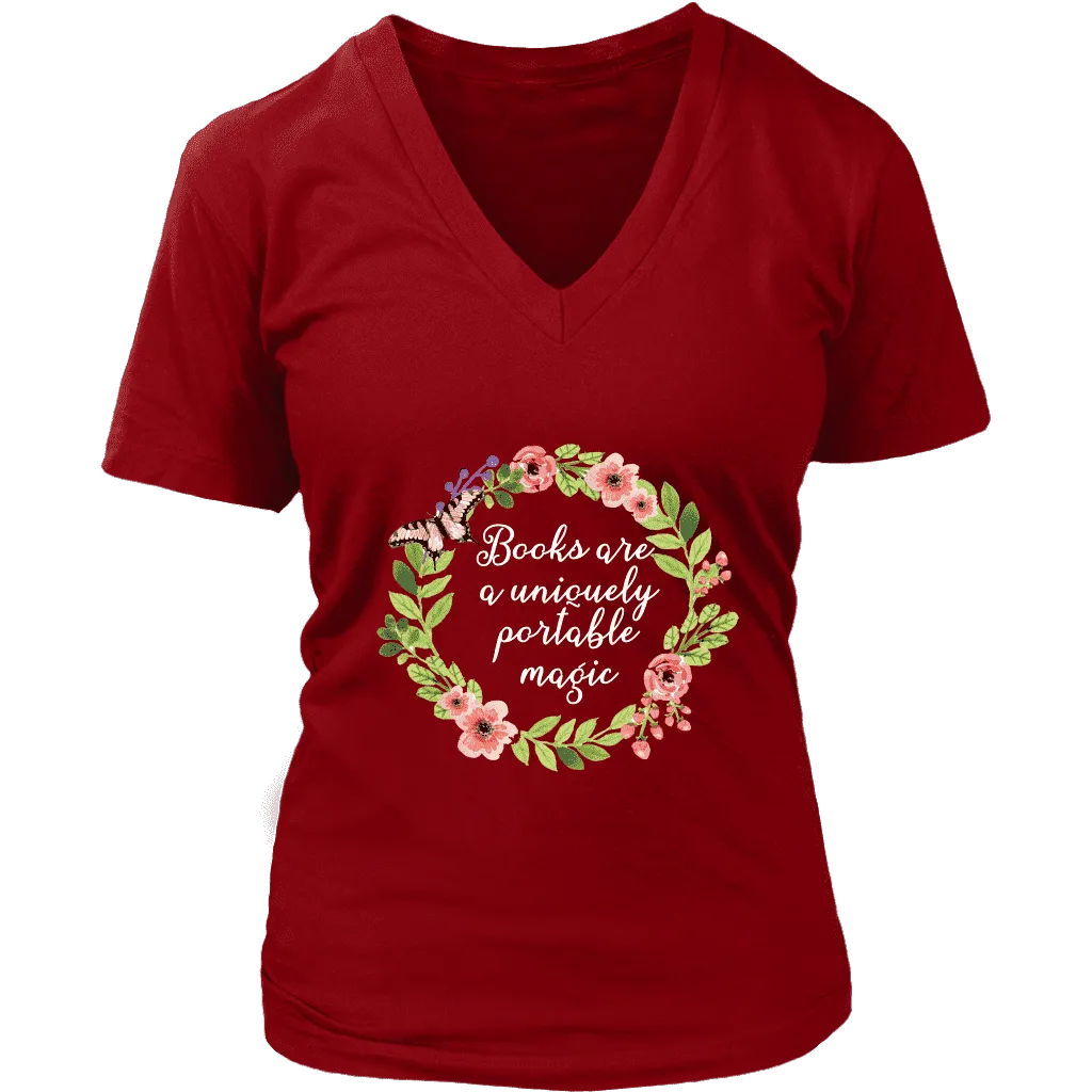 "Portable magic" V-neck Tshirt