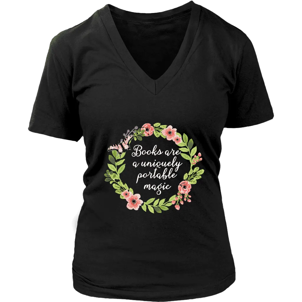 "Portable magic" V-neck Tshirt