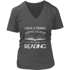 "Sleeping disorder" V-neck Tshirt