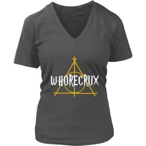 "Whorecrux" V-neck Tshirt