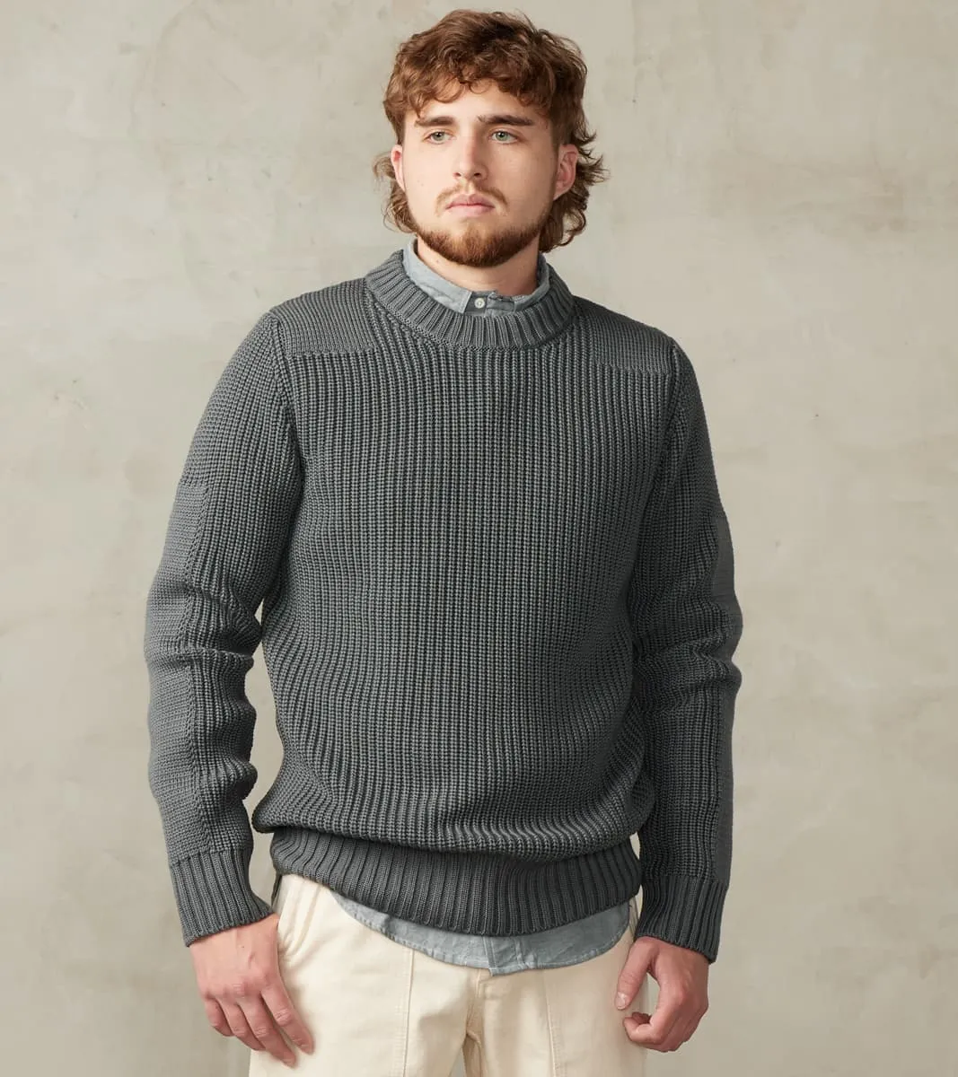 Rank-III Crewneck - Galvanic Grey