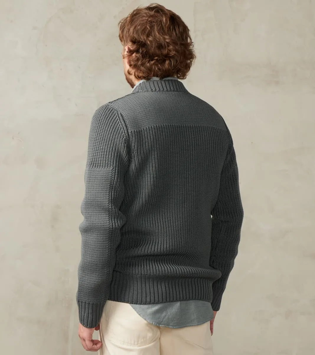 Rank-III Crewneck - Galvanic Grey