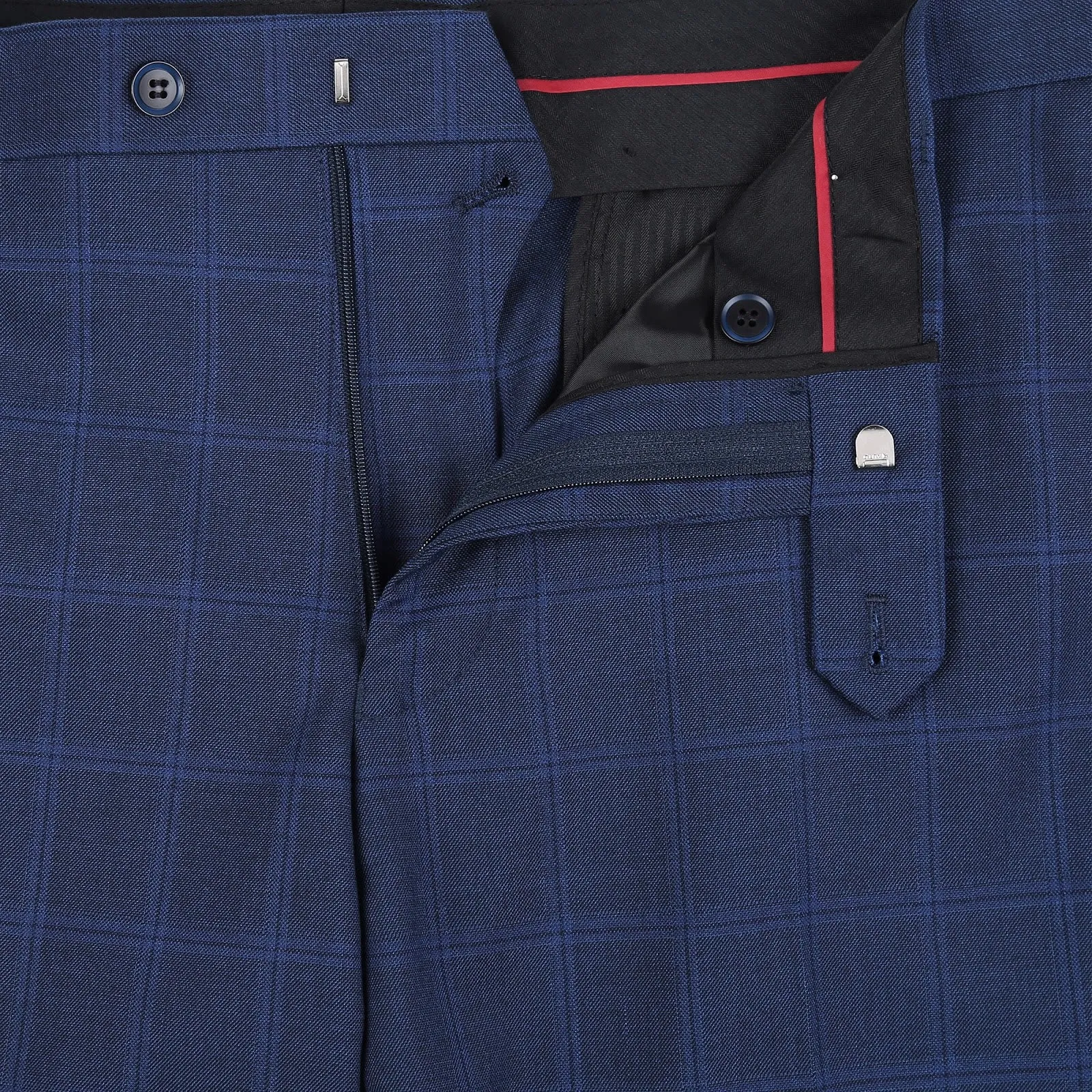 RENOIR 2-Piece Slim Fit Single Breasted Check Dress Suit 292-6